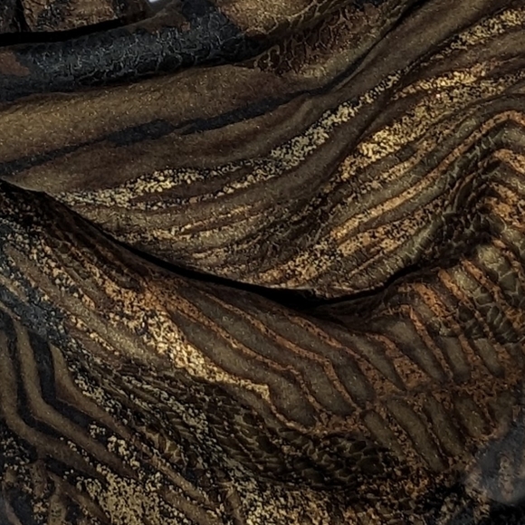 Jones New York Silk Animal Print Handkerchief Scarf - Picture 3 of 6